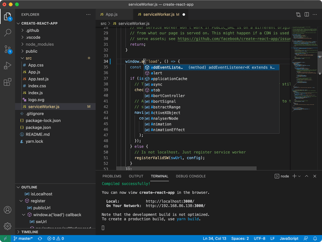 Vs Code Rozhrani