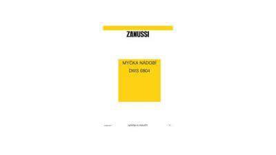 Zanussi Dws 6804
